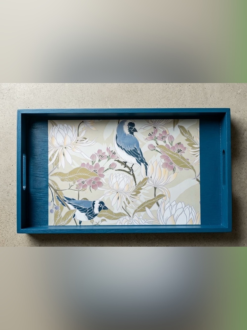 NORE’S NOVELTIES Handcrafted Wood Decorative Vanity / Serving Trays -Choose One - Picture 2 of 3